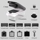 Black and white 14-Piece Multifunctional Vegetable Chopper and Slicer Set - Kitchen Cutting and Grating Tool - Mekamart Australia