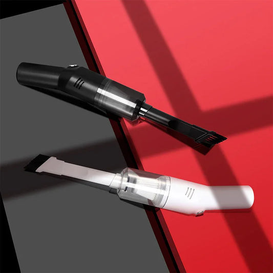 Black Wireless Portable Vacuum Cleaner - Handheld Mini Car Vacuum for Wet & Dry Use, Pet Hair Remover, Lightweight Home Cleaner - Mekamart Australia