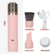Pink Mini Portable Wireless Dust Vacuum Cleaner, Powerful and Long-Lasting Handheld Vacuum for Makeup Tables, Powder, and Dust - Mekamart Australia