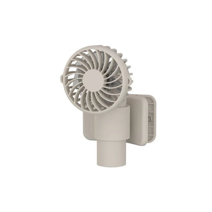 Apricot Portable Multifunctional Clip Fan DQ261 - 1000mAh Battery, 3-Speed, Quiet Cooling for Summer - Mekamart Australia