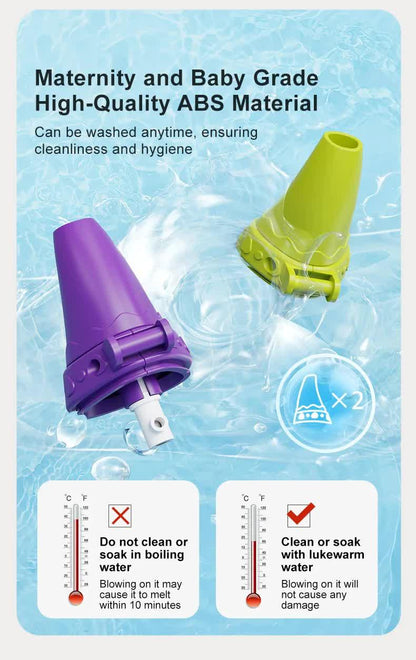 Yellow Interactive Animal Sound Whistle Horn for Kids – Lung Capacity Training and 30+ Sound Effects Toy - Mekamart Australia
