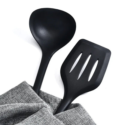 Grey 10-Piece Premium Silicone Kitchen Utensil Set - Heat Resistant, Non-Stick Cookware - Mekamart Australia