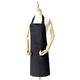 Black Waterproof & Oil-Proof Apron - Adjustable Kitchen Apron with Pockets - Mekamart Australia