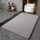 Grey Quick Dry Bathroom Rug - Non-Slip PVC Foam, Super Absorbent, 50x80cm - Mekamart Australia