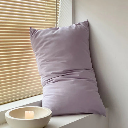 Blue 100% Cotton Pillowcase Set - Envelope Closure(without pillow core) - Mekamart Australia