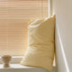 Light Yellow 100% Cotton Pillowcase Set - Envelope Closure(without pillow core) - Mekamart Australia