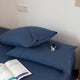 Dark Blue 100% Cotton Pillowcase Set - Envelope Closure(without pillow core) - Mekamart Australia