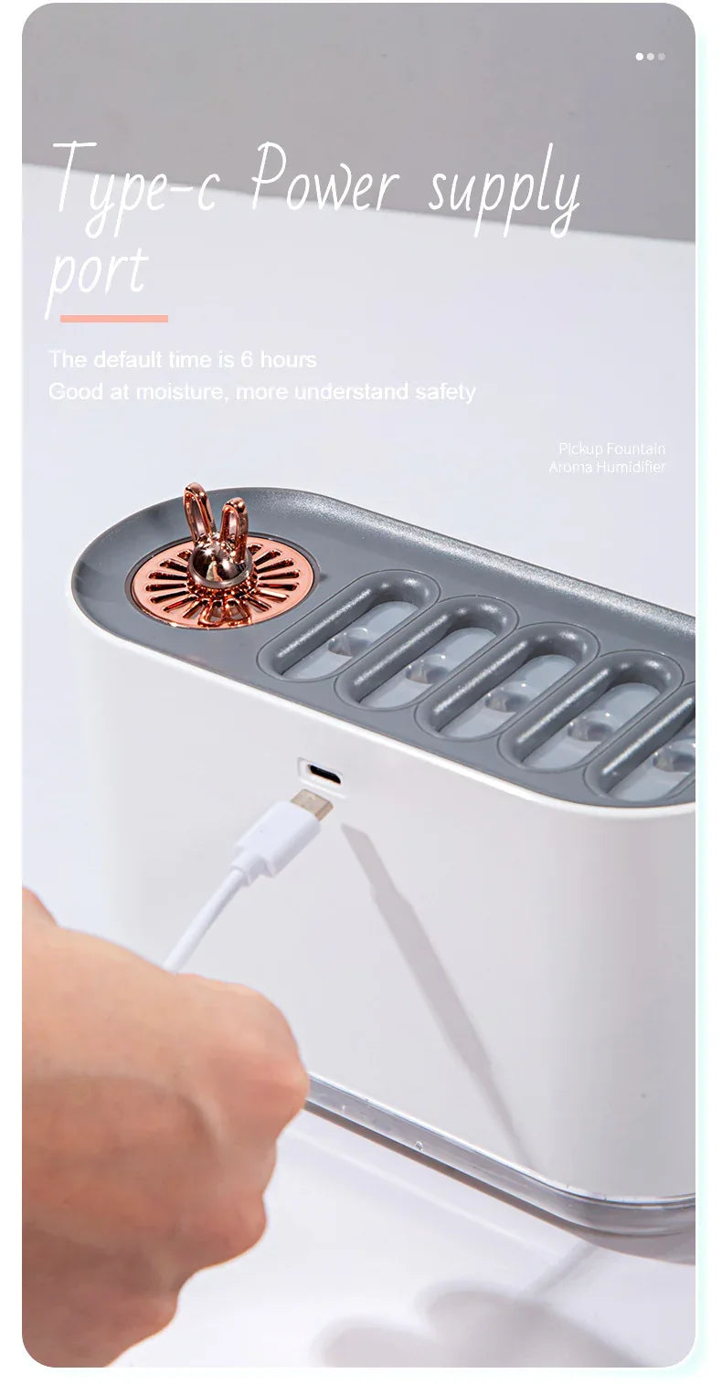 Pink Dynamic Color Changing Humidifier - Sound Control & Auto Shut-Of - Mekamart Australia