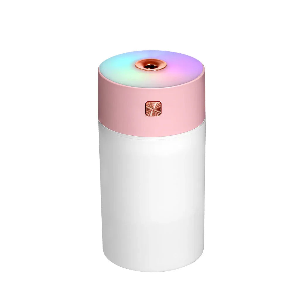 Pink 300ml USB Air Humidifier - Quiet Mini Humidifier for Bedroom, Office, Car - Mekamart Australia