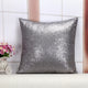 Shiny Sequin Pillowcase - Single-sided gorgeous pillowcase (Gray pair: 40x40cm) - Mekamart Australia