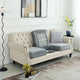 2 Pcs Grey Elegant Polyester Sofa Cover - Full Protection Against Cat Scratches & Wear - Mekamart Australia