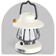 White Retro Snail Night Light - Portable Rechargeable Camping Lantern with Hook, 3-Color Dimming - Mekamart Australia