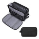 Black Stylish Waterproof Travel Toiletry Bag Organizer - Large Capacity Shaving Kit & Makeup Case(Makeup is a prop for shooting and is not included) - Mekamart Australia
