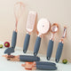 Grey And Rose Gold 7-Piece Kitchen Gadget Set - Stainless Steel Utensils with Comfort Grip Handles - Mekamart Australia