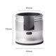 Silver Round Professional Aluminum Espresso Tamping Station - Adjustable Portafilter Holder Stand - Mekamart Australia