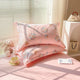 Yu Beauty - Pink 100% Cotton Pillowcase Set (Pack of 2) - Breathable Standard Size 48x74cm Pure Cotton Pillow Covers - Mekamart Australia