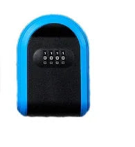 Blue 3PCS Wall Mount Plastic Combination Key Lock Box - Secure Key Safe Storage Box - Mekamart Australia