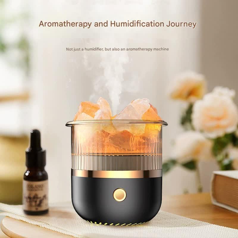 Crystal Humidifier with LED Light - Aromatherapy Diffuser for Home Relaxation(green) - Mekamart Australia