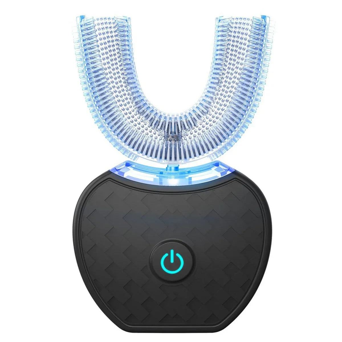 U-Shaped Automatic Ultrasonic Electric Toothbrush - 360 Deep Cleaning & Whitening, Rechargeable(black) - Mekamart Australia