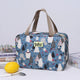 Versatile Portable Handled Bag - Durable Waterproof Fabric, Ideal for Toiletries, Lunch & Travel(Light blue white bear) - Mekamart Australia