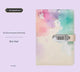 A5 Tie-Dye Journal with Combination Lock - 240 Pages, Soft Touch Cover Diary(Pink Green)
