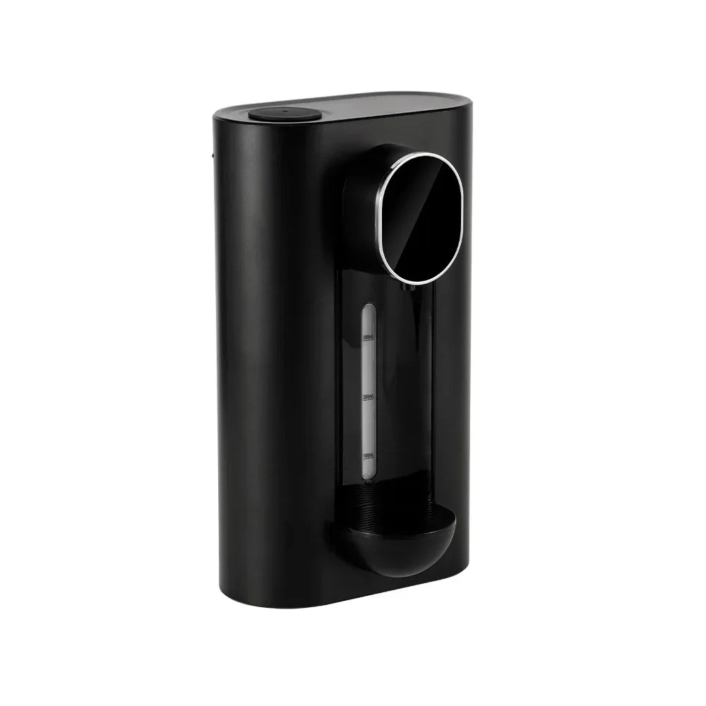 Smart Automatic Mouthwash Dispenser - Wall-Mounted, 3 Adjustable Levels, LED Display & Magnetic Cups(Black) - Mekamart Australia
