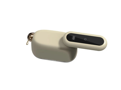 Compact Electric Lint Remover with LED Display & Dual Head - USB Rechargeable(yellow) - Mekamart Australia