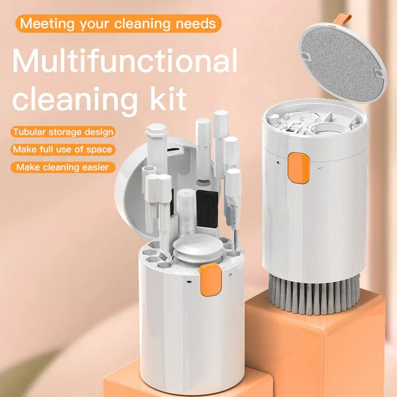 Pink 20-in-1 Electronics Cleaning Kit - Keyboard, Earphone, Camera, Laptop Cleaner Set - Mekamart Australia
