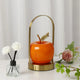 Orange Decorative Apple Table Lamp - USB-C, 3 Light Modes, Metal Handle - Mekamart Australia