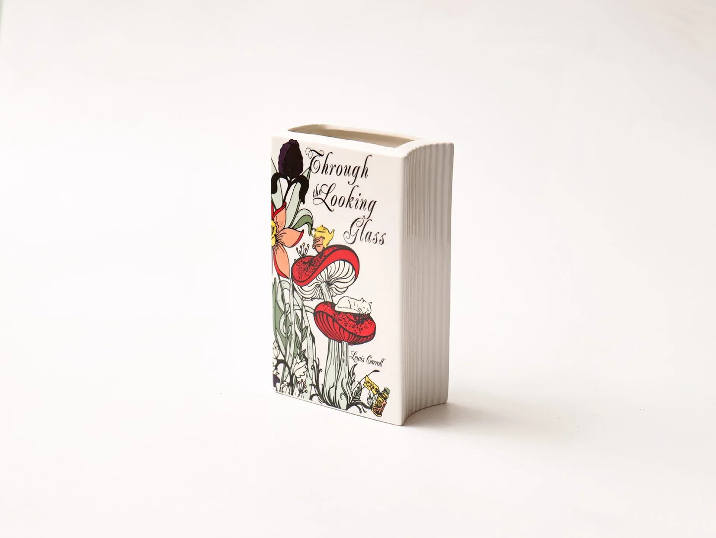Literary Book Vase - Creative Ceramic Planter & Desk Organizer(Type A - 21x13x7cm) - Mekamart Australia