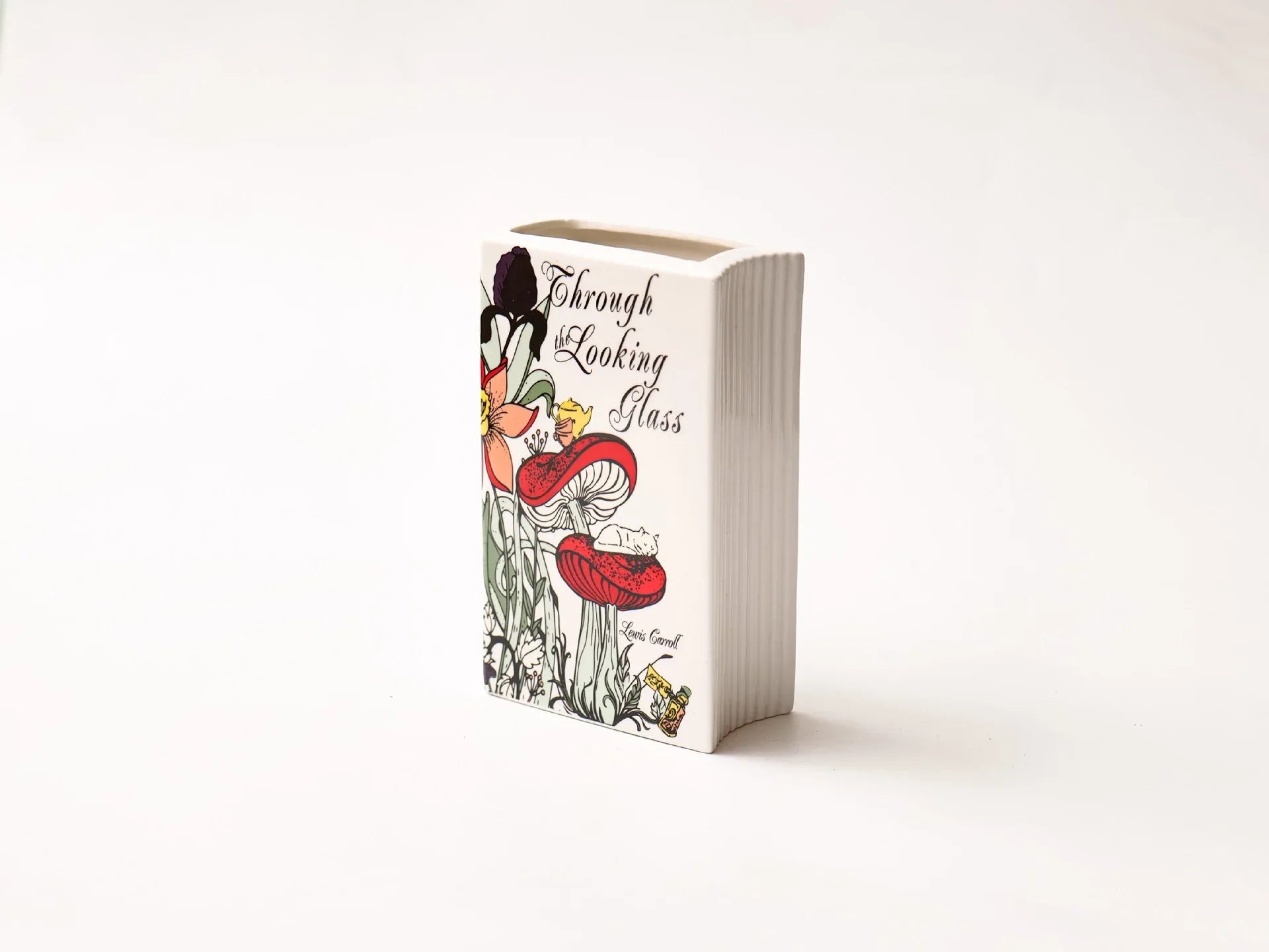 Literary Book Vase - Creative Ceramic Planter & Desk Organizer(Type A - 21x13x7cm) - Mekamart Australia