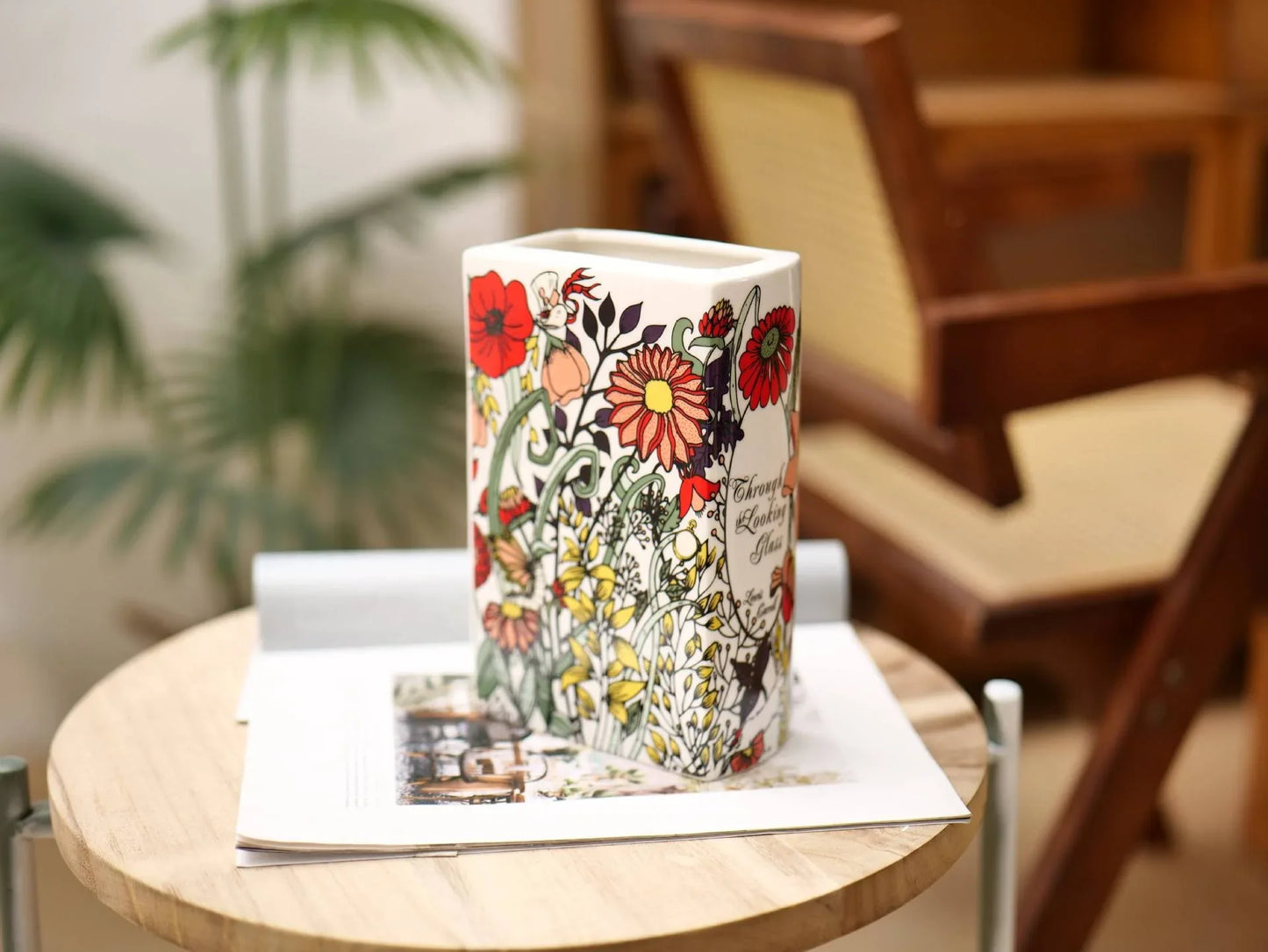 Literary Book Vase - Creative Ceramic Planter & Desk Organizer(Type A - 21x13x7cm) - Mekamart Australia