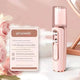 Pink Dual Nozzle Nano Facial Mister - USB Rechargeable Hydrating Spray - Mekamart Australia