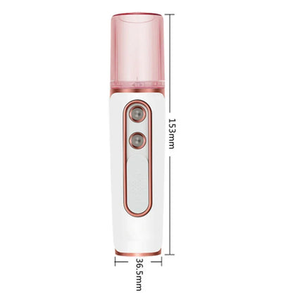 Yellow Dual Nozzle Nano Facial Mister - USB Rechargeable Hydrating Spray - Mekamart Australia