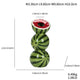 Green and Red Whimsical Stacked Watermelon Ceramic Vase - Novelty Tabletop Decor - Mekamart Australia