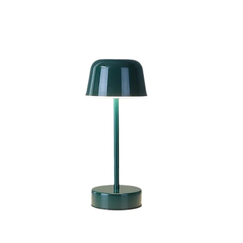 Yellow Modern Minimalist LED Table Lamp - Rechargeable Touch Control Desk Light - Mekamart Australia