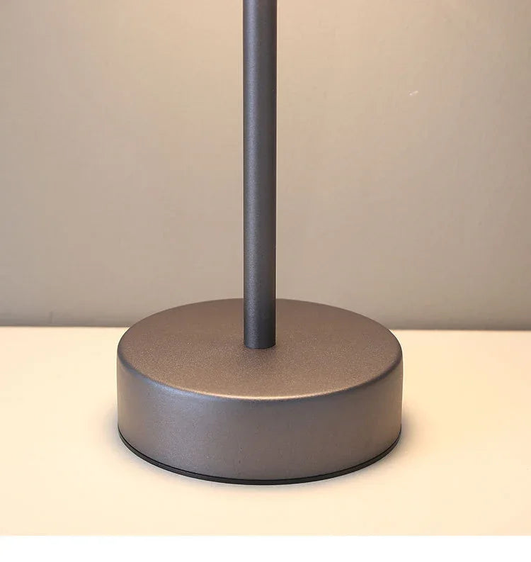 Yellow Modern Minimalist LED Table Lamp - Rechargeable Touch Control Desk Light - Mekamart Australia