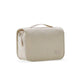 Beige Eco-Friendly RPET Hanging Toiletry Bag - Large Capacity Waterproof Travel Makeup Organizer - Mekamart Australia