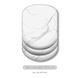 White Ergonomic Mouse Pad with 3D Silicone Gel Wrist Rest - Stylish Comfort & Support for Office & Home