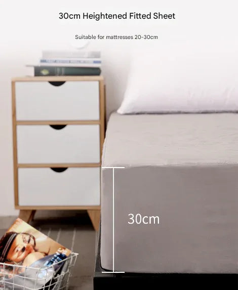 Pink Queen Size Waterproof Fitted Mattress Protector - Soft & Breathable Bed Cover, Hypoallergenic, Deep Pocket (152x190x30cm) - Mekamart Australia