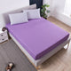 Purple Queen Size Waterproof Fitted Mattress Protector - Soft & Breathable Bed Cover, Hypoallergenic, Deep Pocket (152x190x30cm) - Mekamart Australia