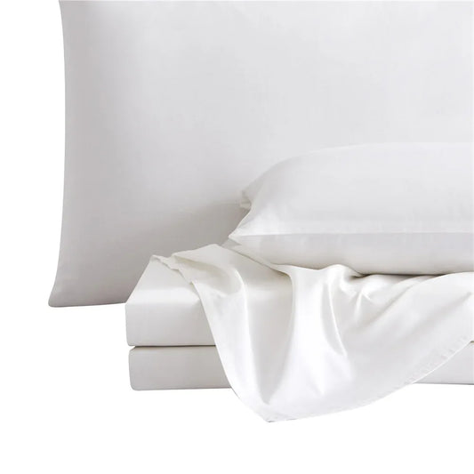 White Ultra Soft Brushed Waterproof Pillow Protectors (Set of 2) - 50x70cm, Stain & Spill Guard for Bed Pillows(Note: pillow core not included) - Mekamart Australia