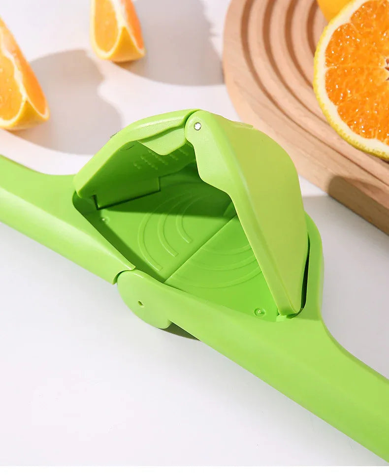 3 Pcs Green Easy-Squeeze Manual Citrus Juicer - Durable Lemon & Orange Squeezer with Pour Spout, Food-Grade PP - Mekamart Australia