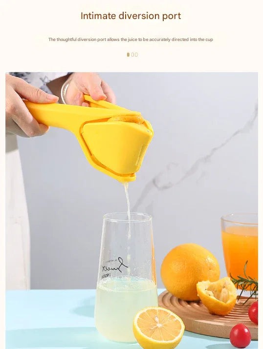 3 Pcs Green Easy-Squeeze Manual Citrus Juicer - Durable Lemon & Orange Squeezer with Pour Spout, Food-Grade PP - Mekamart Australia
