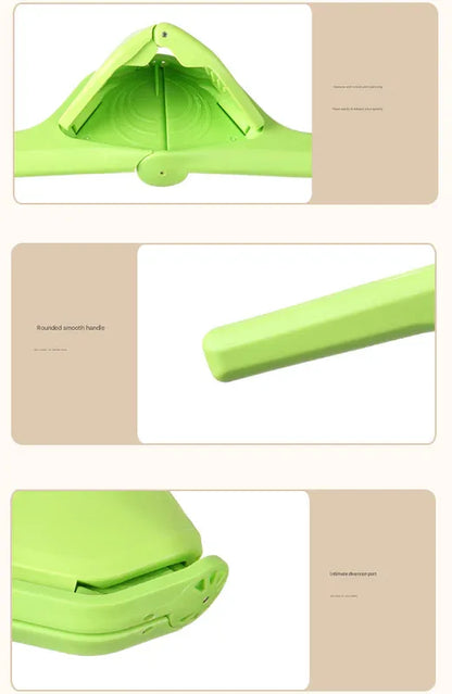3 Pcs Yellow Easy-Squeeze Manual Citrus Juicer - Durable Lemon & Orange Squeezer with Pour Spout, Food-Grade PP - Mekamart Australia