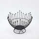 Pedestal Base Black Modern Metal Wire Fruit Basket Bowl - Countertop Storage for Fruit & Snacks - Mekamart Australia