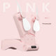 Pink Creative Dual-Head Folding Handheld Fan - USB Rechargeable, 3-Speed Strong Wind, 10.5x4.5x4cm - Mekamart Australia