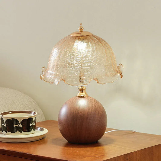 Warm Light French-Inspired Bedside Lamp - Modern Minimalist Warm Light - Mekamart Australia