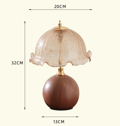 Warm Light French-Inspired Bedside Lamp - Modern Minimalist Warm Light - Mekamart Australia