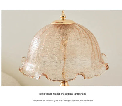 Warm Light French-Inspired Bedside Lamp - Modern Minimalist Warm Light - Mekamart Australia
